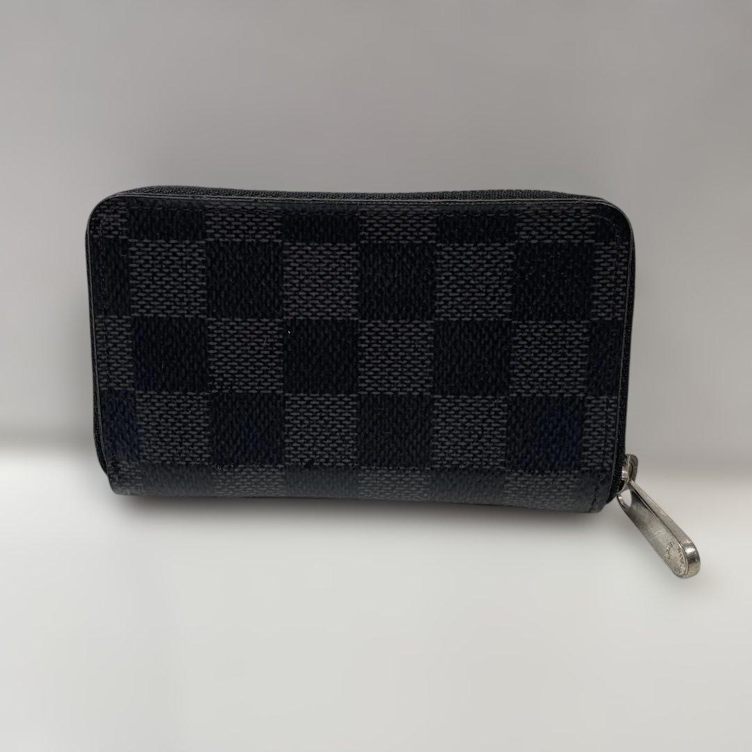 【美品】Louis Vuittonダミエグラフィットジッピーコインパース