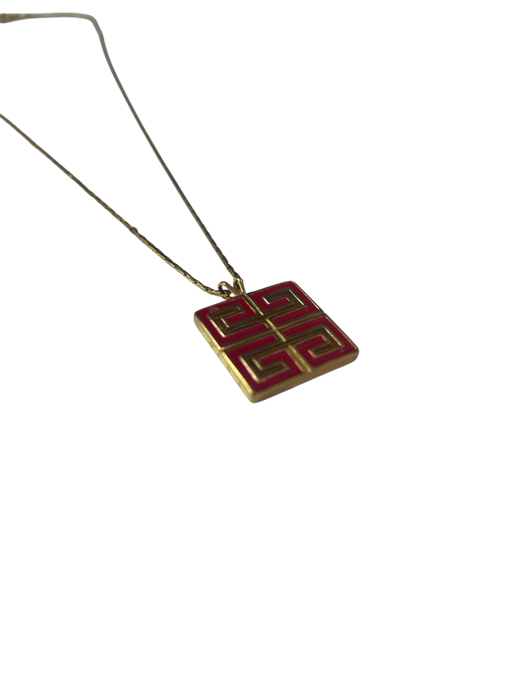 Givenchy（ジバンシィ）ヴィンテージ4Gロゴスクエアネックレス