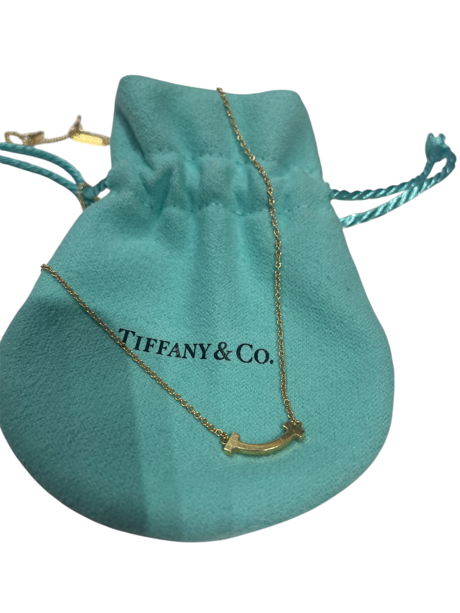 ティファニー Tミニスマイルネックレス